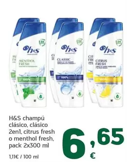 H&s - Champu Clasico