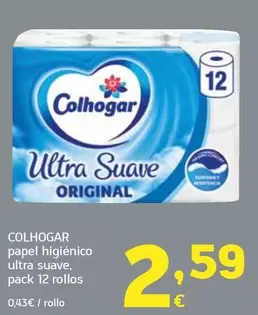Colhogar - Papel Higiénico Ultra Suave