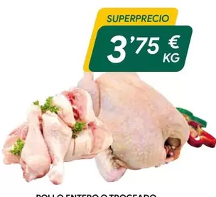 Pollo Entrodo A Traceado