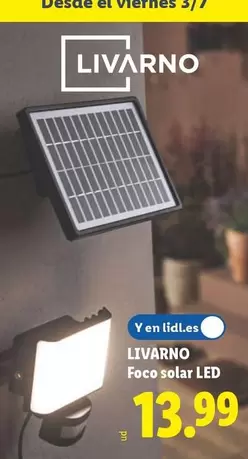 Livarno - Foco Solar Led