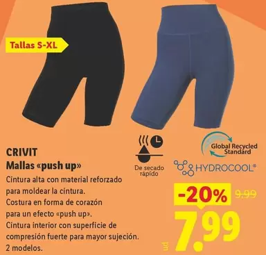 Crivit - Mallas ''Push Up''