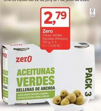 Olives Verdes Farcides D'anxova