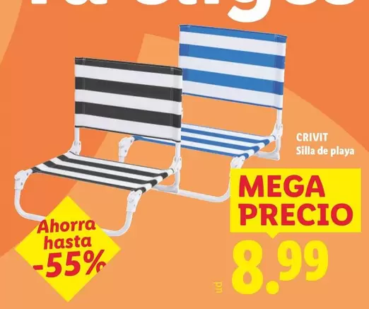 Crivit - Silla De Playa