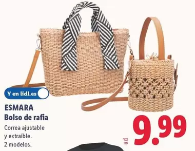 Esmara - Bolso De Rafia
