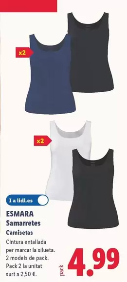 Esmara - Samaretes Camisetas