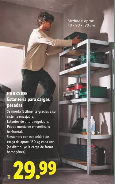 Parkside - Estanteria Para Cargas Pesadas
