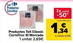 carrefour - Productes Tall Classic El Mercado