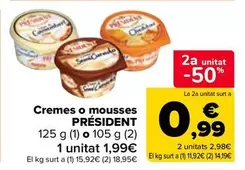 Président - Cremes O Mousses