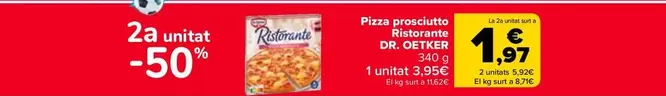 Dr Oetker - Pizza Prosciutto