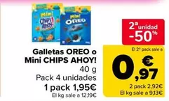 Chips Ahoy - Galletas Oreo Mini