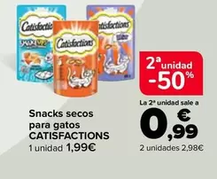 catisfactions - Snacks Secos Para Gatos