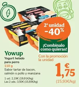 YowUp - Yogurt Helado Para Perro