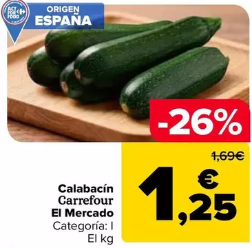 Carrefour El Mercado - Calabacin 