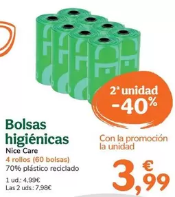 Nice Care - Bolsas Higienicas