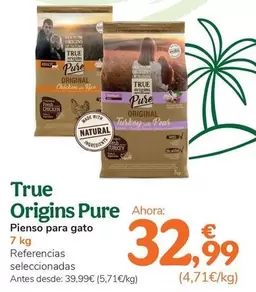 True Origins - Pure Pienso Para Gato