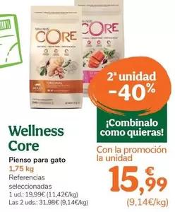 Wellness Core - Pienso Para Gato