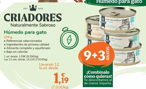 Criadores - Humedo Para Gato