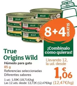 True Origins - Wild Humedo Para Gato