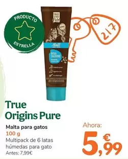 True Origins - Pure Malta Para Gatos