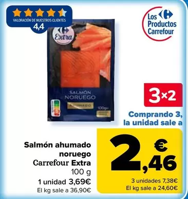 Carrefour Extra - Salmon Ahumado Noruego