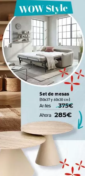 wow - Set De Mesas