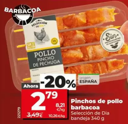 Seleccion De Dia - Pinchos De Pollo Barbacoa 