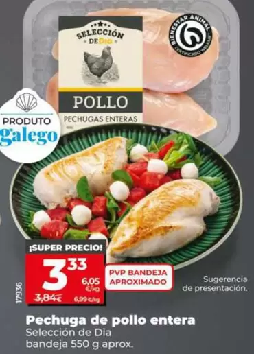 Seleccion De Dia - Pechuga De Pollo Entera