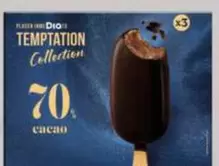 Dia Temptation - Helado Bombon 70% Cacao