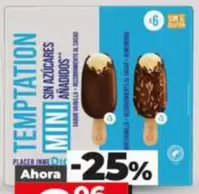 Dia Temptation - Helado Bombon Mini Sin Azucar Clasico O Almendrado