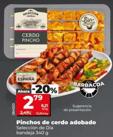 Seleccion De Dia - Pinchos De Cerdo Adobado