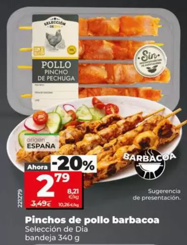 Seleccion De Dia - Pinchos De Pollo Barbacoa
