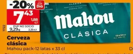 Mahou - Cerveza Clasica