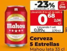 Mahou - Cerveza 5 Estrellas