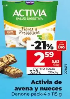 Danone - Activia De Avena Y Nueces