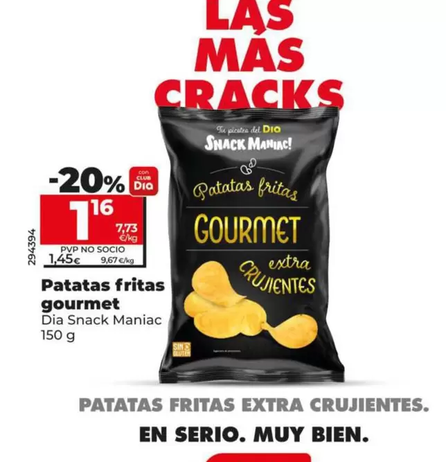 Dia Snack Maniac - Patatas Fritas Gourmet