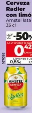 Amstel - Cerveza Radler Con Limon