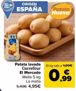 Carrefour El Mercado - Patata Lavada