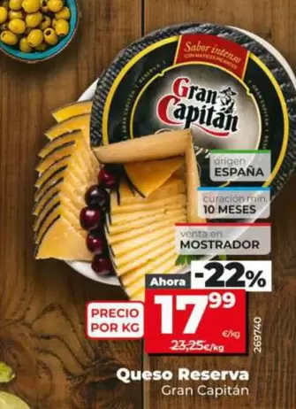 Gran Capitán - Queso Reserva