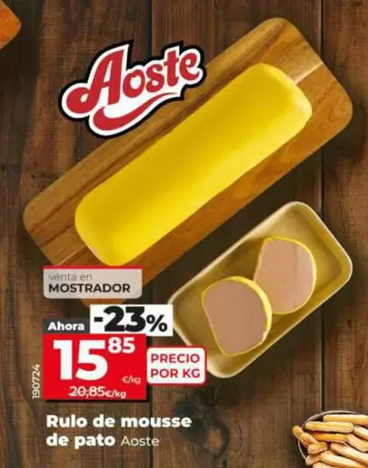 Aoste - Rulo De Mousse De Pato