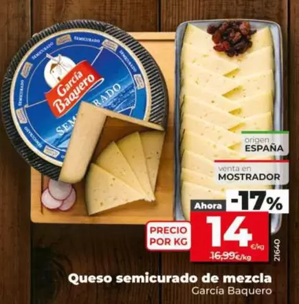 García Baquero - Queso Semicurado De Mezcla