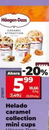 Häagen-Dazs - Helado Caramel Collection Mini Cups 