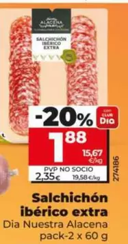 Dia Nuestra Alacena - Salchichon Iberico Extra