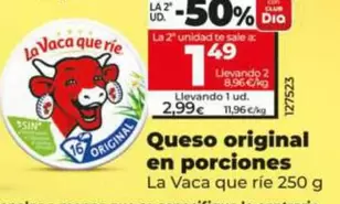 La Vaca Que Ríe - Queso Original En Porciones