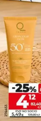 Dia Imaqe - Crema Solar Facial Anti Edad Spf 50+