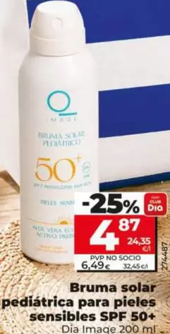 Dia Imaqe - Bruma Solar Pediatrica Para Pieles Sensibles Spf 50+ 