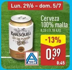 Karlsquell - Cerveza 100% Malta