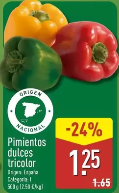 Pimientos Dulces Tricolor