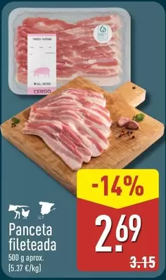 Panceta Fileteada
