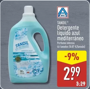 Tandil - Detergente Liquido Azul Mediterraneo