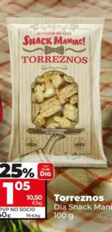 Dia Snack Maniac - Torreznos